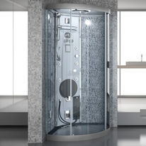 Cabine de douche quart de rond à vitrage coulissant | 156 Next+