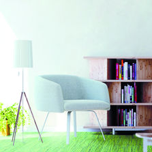 Dalle plombante amovible à velours bouclé en douze coloris | Tecsom 3600 Green System