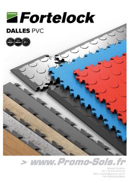 Sols PVC Industriel / USINE, GARAGE, ATELIER / Dalles PVC clipsables