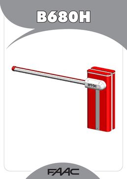 Barrière levante intensive automatique hydraulique | B680H 