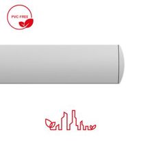 Pare-chocs ultra-résistant avec amortissement continu | SCR-80MN en Acrovyn PVC-Free