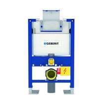 Bâti-support de faible hauteur pour WC sous fenêtre ou en pièce mansardée | Bâti-support Duofix Omega 12 hauteur réduite