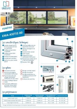 Fenêtres PVC EMA-KIETIS 80