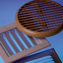 Grilles de ventilation rondes carrées ou rectangulaires en PVC | Grilles de ventilation
