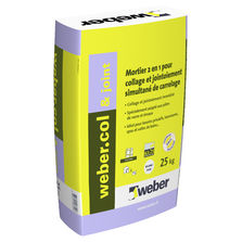 Mortier pour collage et jointoiement de pâtes de verre et émaux | Weber.col & joint