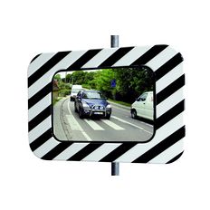 Miroir routier de sécurité rectangulaire ou circulaire | TM-F
