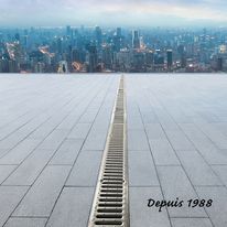 Caniveaux en PVC collables et étanches pour évacuation des eaux | PRATIKO