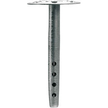 Cheville acier à tête large pour fixation de panneaux isolants souples ou rigides