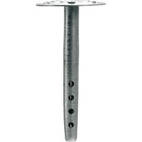 Cheville acier à tête large pour fixation de panneaux isolants souples ou rigides