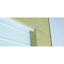 Isolant usiné pour bardage métallique à lèvre droite ou caisson | Rockbardage Energy