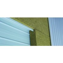 Isolant usiné pour bardage métallique à lèvre droite ou caisson | Rockbardage Energy