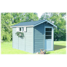 Abri de jardin en béton aspect bois | Abri de jardin