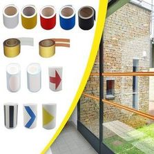 Rouleau de repérage surfaces vitrées pour la protection contre les accidents | WACCESS 