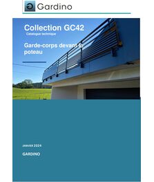 Garde-corps aluminium catalogue technique GARDINO