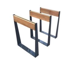 Supports pour stationnement de vélos dans les zones urbaines | WOOD CITY