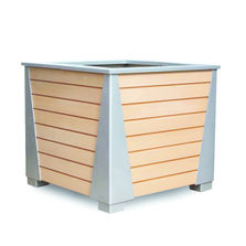 Jardinière urbaine en acier et bois composite | Paseo Caisse Ecoteck