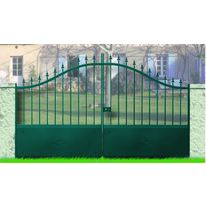 Portail acier en chapeau de gendarme | Ommega