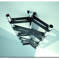 Sèche-serviettes pivotant sur axe central | Sèche-serviettes