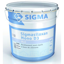 Peinture mate semi-épaisse pour façade | Sigmasiloxane Mono D3