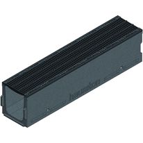 Caniveau en béton armé de 50 cm de largeur intérieure pour zones à trafic lourd | Faserfix TI 500 type 600