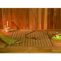 Receveur de douche prêt à poser en teck | Clipper