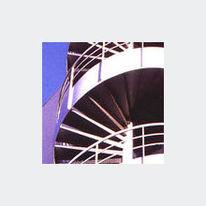 Garde-corps à limon et deux ou trois lisses pour escalier hélicoïdal | Agrd / Aged