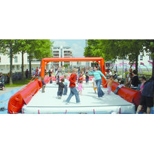 Tapis gonflable pour jeux terrestres ou aquatiques | Bimb'aqua