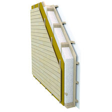 Panneau ossature bois avec lame d'air extérieure | Mur Perspirant Sybois