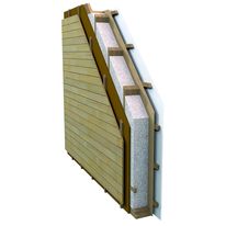 Panneau ossature bois avec lame d'air extérieure | Mur Perspirant Sybois