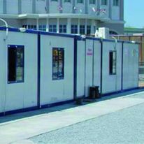 Bâtiment modulaire superposable pour bureaux ou dortoirs de chantiers | Base de vie