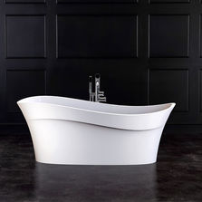 Baignoire à rebords ondulants et double-assise profonde | Pescadero