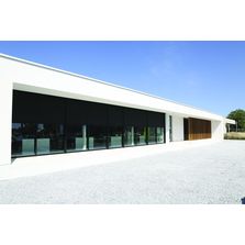 Store extérieur de protection solaire pour mur rideau | Fixscreen Minimal Curtain Wall 50