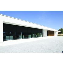 Store extérieur de protection solaire pour mur rideau | Fixscreen Minimal Curtain Wall 50