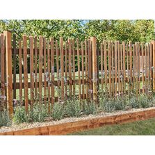 Clôtures ajourées en lames de Pin massif | COPENHAGUE