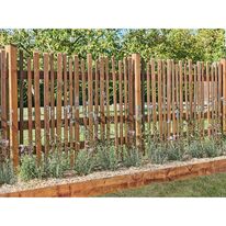 Clôtures ajourées en lames de Pin massif | COPENHAGUE