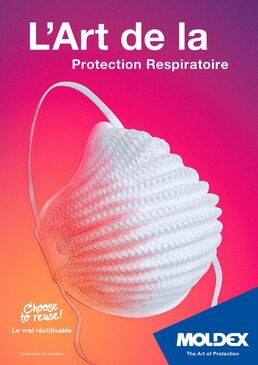 Masque de protection respiratoire FFP3 R D avec soupape Ventex® 