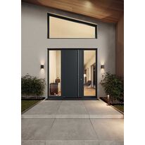 Portes d'entrée en aluminium à isolation thermique élevée et sécurité renforcée | ThermoCarbon/ ThermoSafe