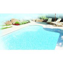 Piscine rectangulaire à côté ondulé | Parme