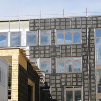 Système ITE sur support bois avec parement extérieur ventilé | FOAMGLAS W+F sur support bois