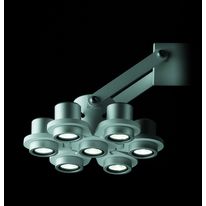 Structure lumineuse à sept spots orientables | Power Flower