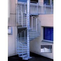 Escalier hélicoïdal en acier adapté au secteur industriel | Escalier hélicoïdal industrie