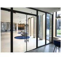 Porte va-et-vient 1 Vantail / 2 Vantaux Coupe-Feu EI2-60  |  InvisiTeq Lunax  