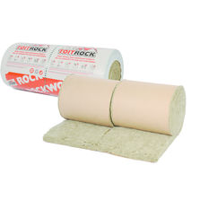 Rouleau en laine de roche avec pare-vapeur pour isolation de combles | Toitrock kraft