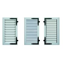 Volets battants à lames à l'américaine en trois versions | Volets battants aluminium extrudé