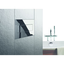 Plaque de commande murale en verre pour WC | Visign for style 12