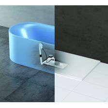 Boîtier prêt à poser à bonde extensible pour connexion étanche de baignoire et douche | Easy Connect