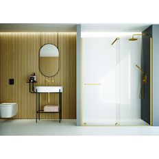 Paroi coulissante de douche dessinée par Alegre Design | Vanity