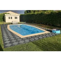 Dalle de sol pour piscine | Damier Pro48 