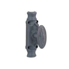 Crémone à bouton en applique pour tringle apparente | Crémone fonte brute