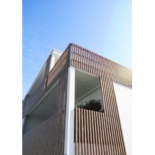 Garde-corps et claustras en bois et aluminium recyclé | Garde-corps bi-matière